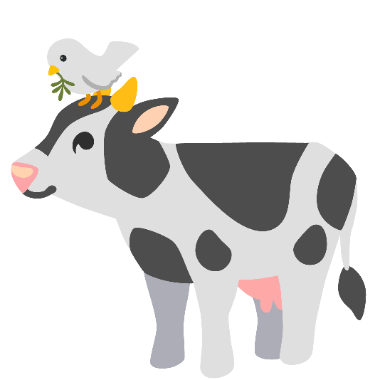 dove of peace cow