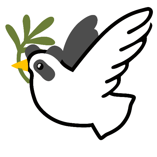dove of peace panda face