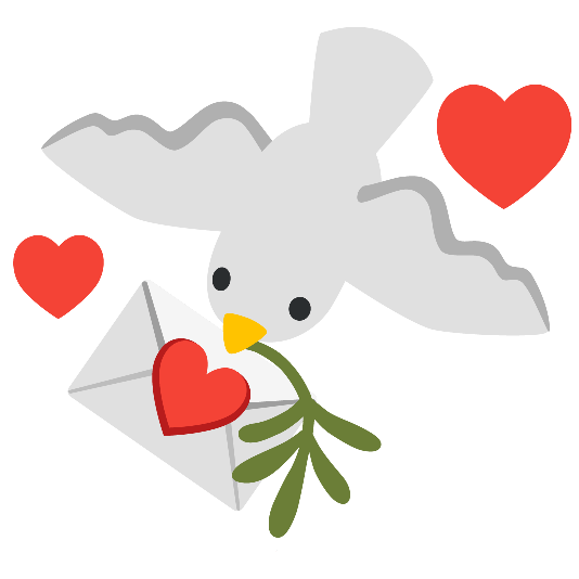 dove of peace love letter
