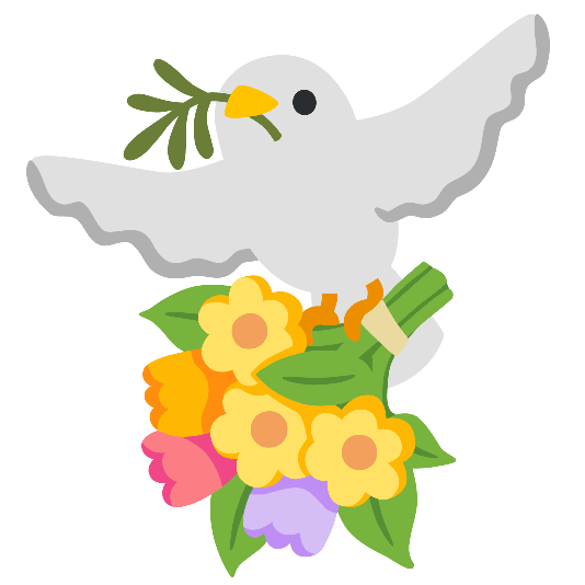dove of peace bouquet
