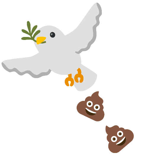 dove of peace hankey