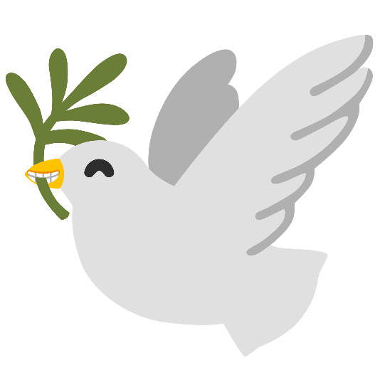dove of peace grin