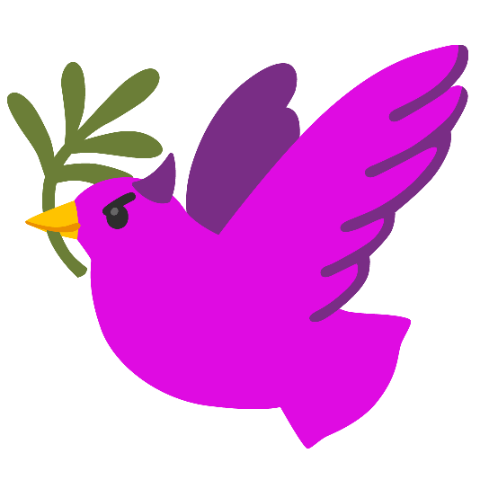 dove of peace smiling imp