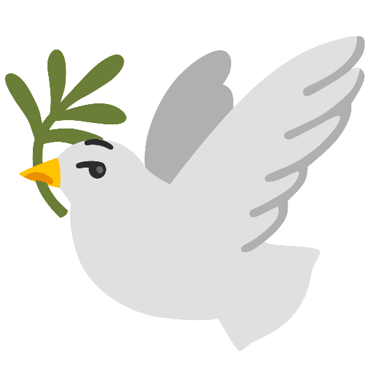 dove of peace unamused