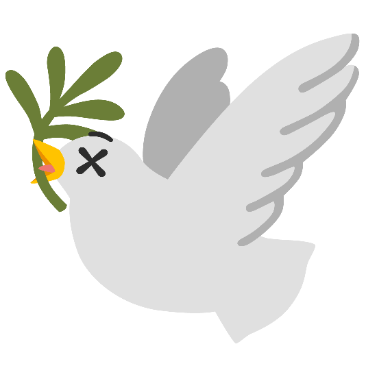 dove of peace dizzy face