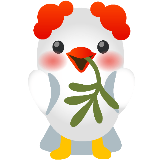 dove of peace clown face