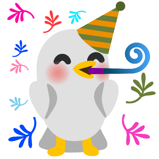 dove of peace partying face
