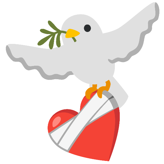 dove of peace mending heart