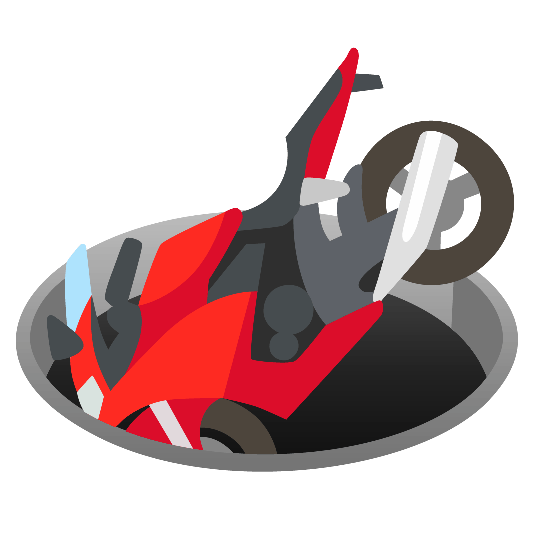 hole racing motorcycle