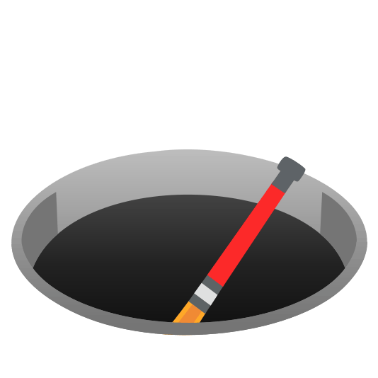 hole ice hockey stick and puck