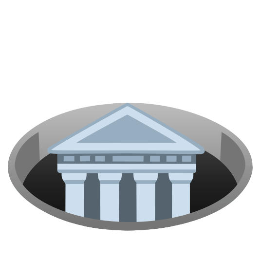 hole classical building