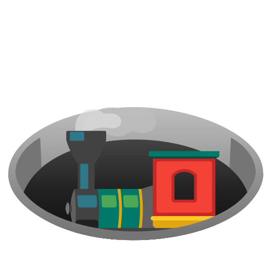 hole steam locomotive