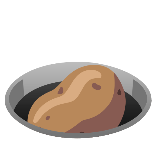 hole potato