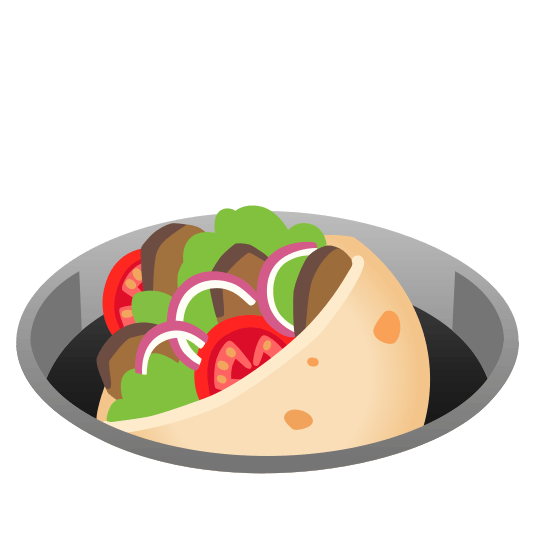 hole stuffed flatbread