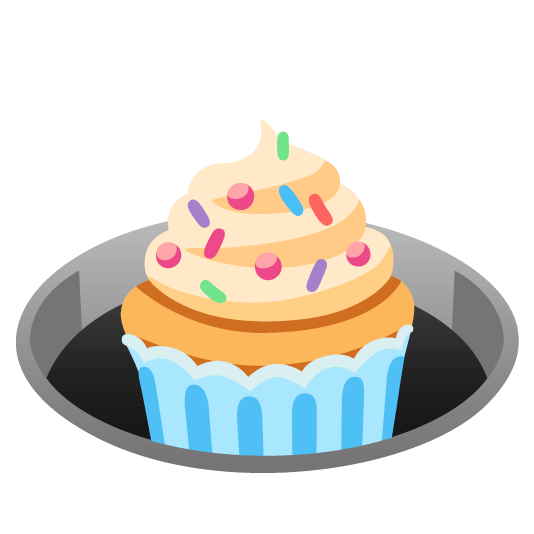 hole cupcake