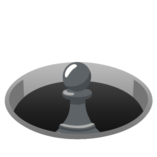 hole chess pawn