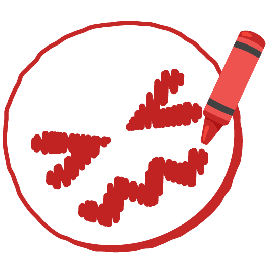 lower left crayon confounded