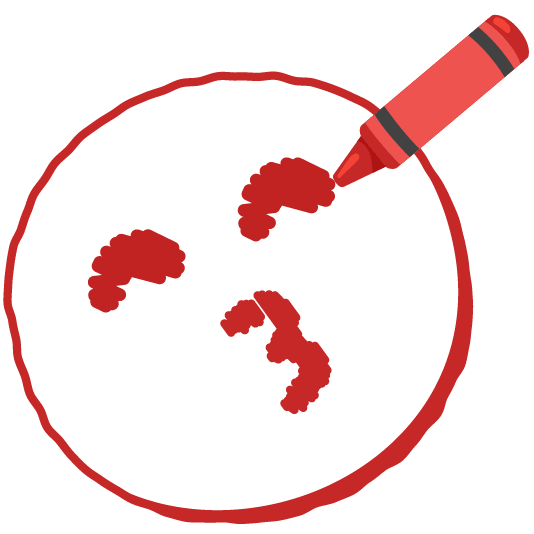 lower left crayon kissing smiling eyes