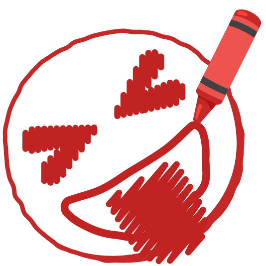 lower left crayon stuck out tongue closed eyes