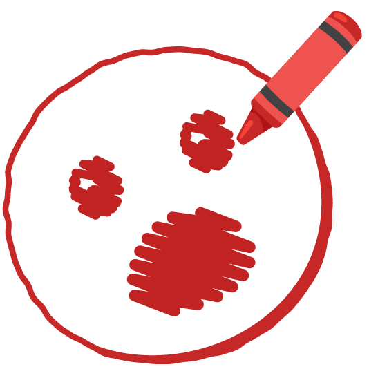 lower left crayon open mouth