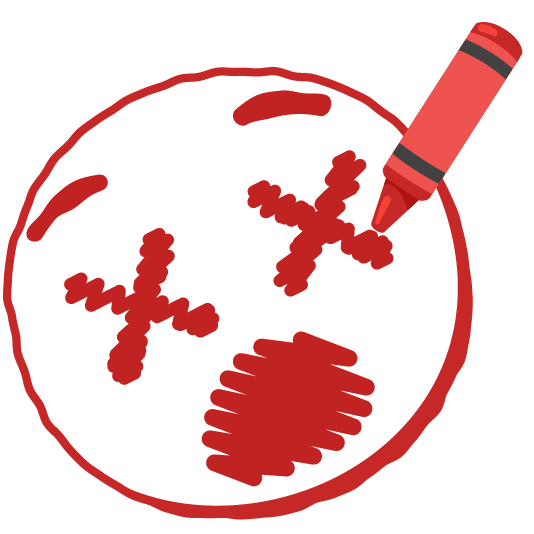 lower left crayon dizzy face