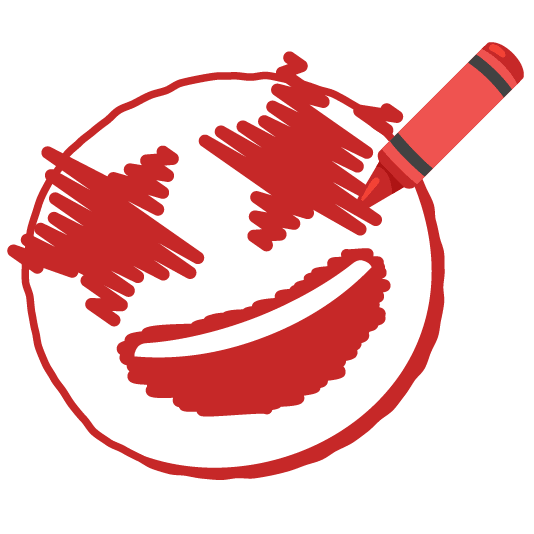 lower left crayon star struck