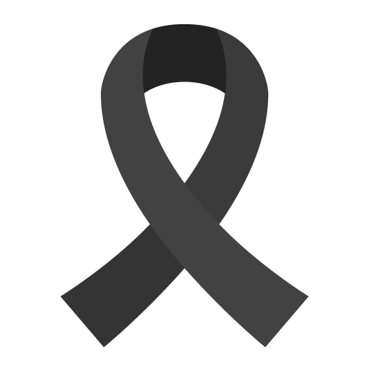 black heart reminder ribbon