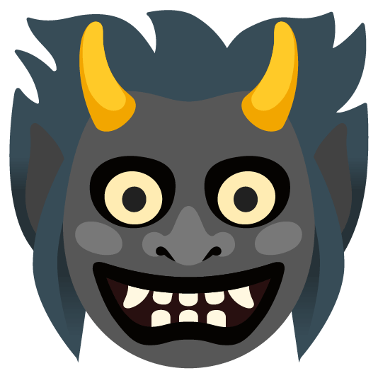 black heart japanese ogre