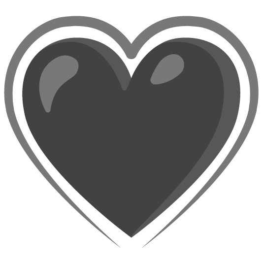 black heart hearts