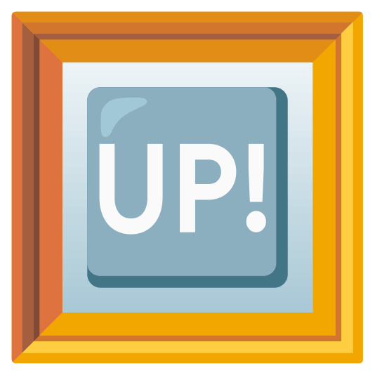 frame with picture up