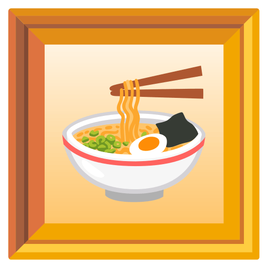 frame with picture ramen