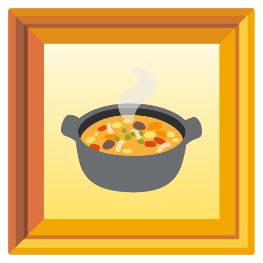 frame with picture stew