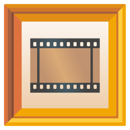 frame with picture film frames