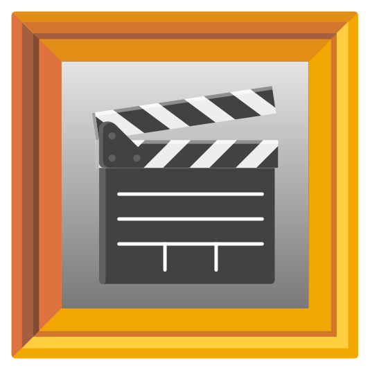 frame with picture clapper