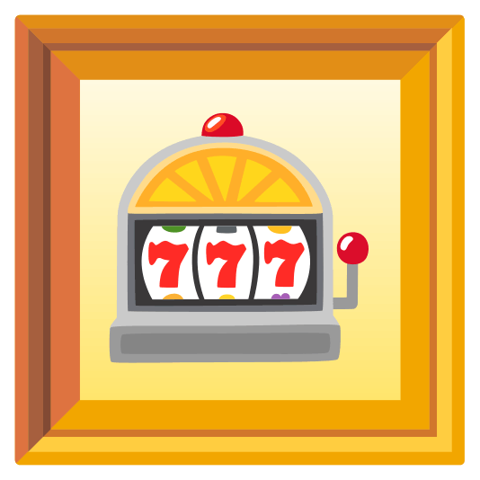 frame with picture slot machine