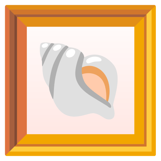 frame with picture shell