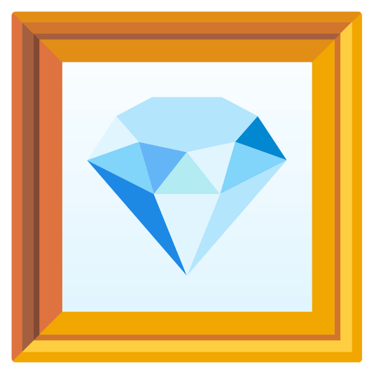 frame with picture gem