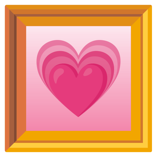 frame with picture heartpulse