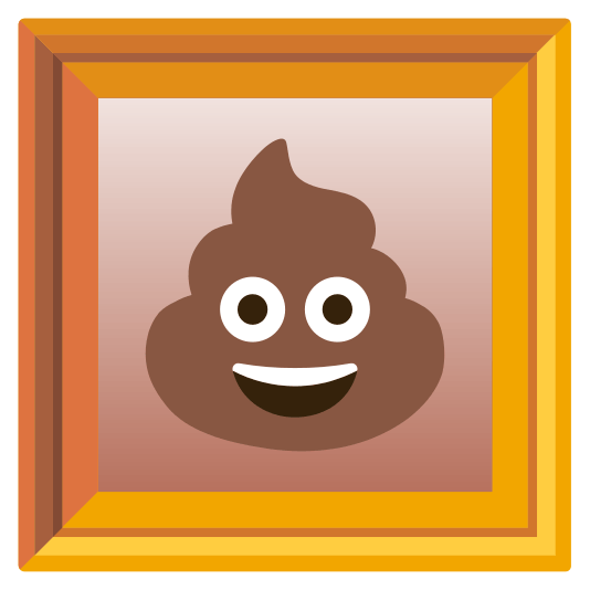 frame with picture hankey