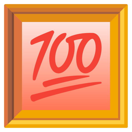 frame with picture 100