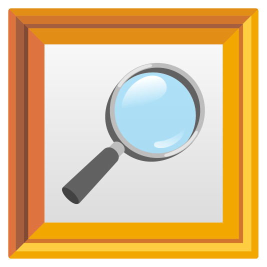 frame with picture mag right