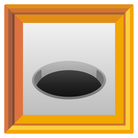 frame with picture hole