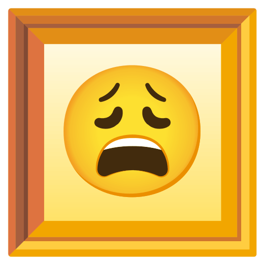 frame with picture weary