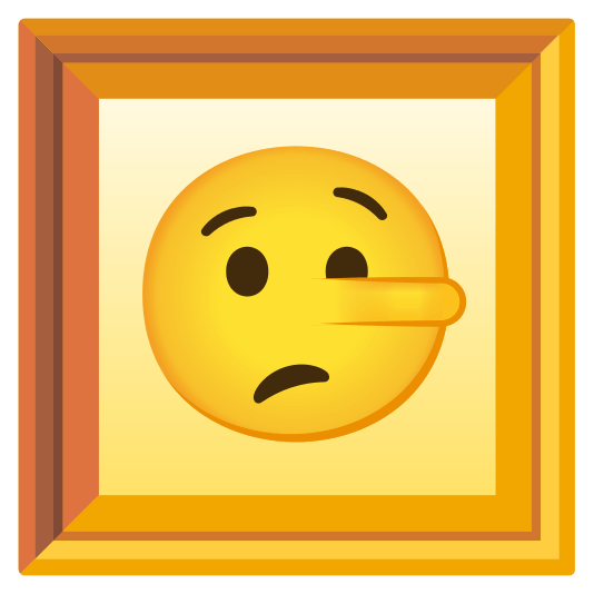 frame with picture lying face