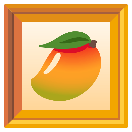 frame with picture mango