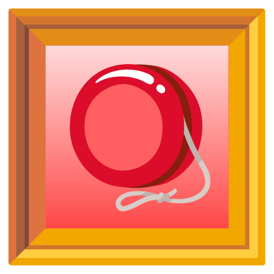 frame with picture yo yo