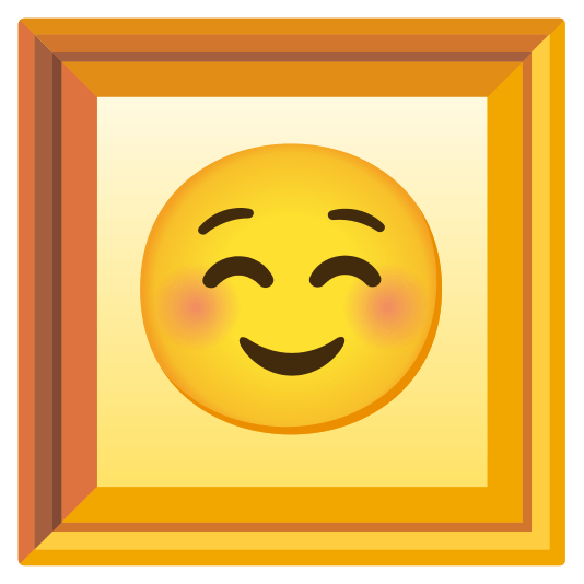 frame with picture relaxed