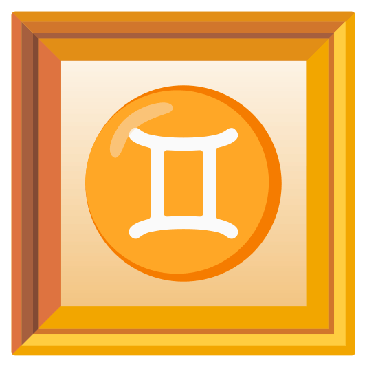 frame with picture gemini