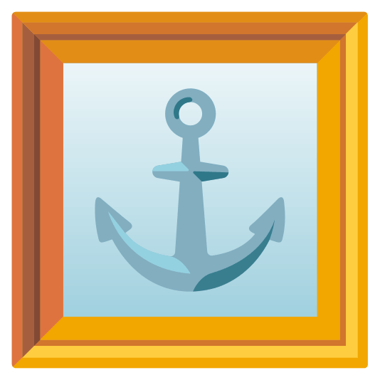 frame with picture anchor