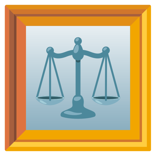 frame with picture scales